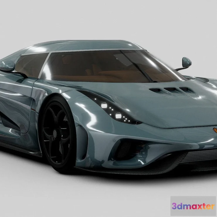 1534118 - PBR Game 3D Models - Koenigsegg Regera 2017 3D Max