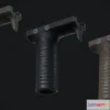 1534134 - PBR Game 3D Models - KWA Front Grip 3D Max