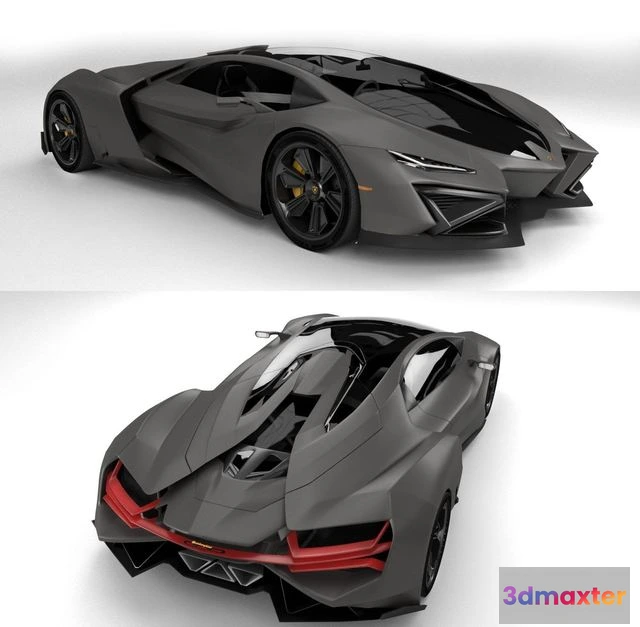 1534148 - PBR Game 3D Models - Lamborghini Celestial 3D Max