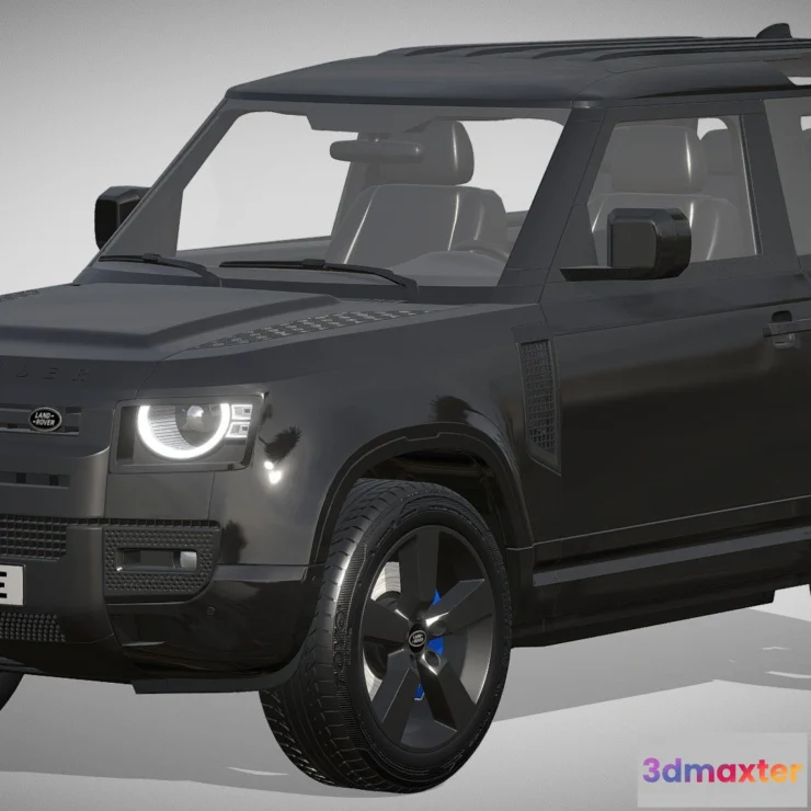 1534164 - PBR Game 3D Models - Land Rover Defender 90 V8 2022 3D Max
