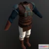 1534170 - PBR Game 3D Models - Landos Skiff Guard Suit 3D Max
