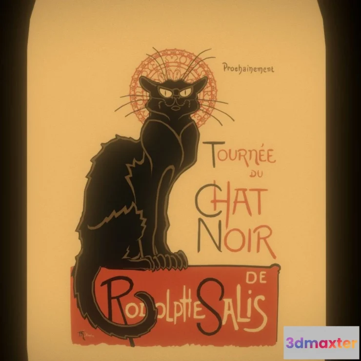 1534186 - PBR Game 3D Models - Le Chat Noir 25D 3D Max