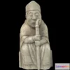 1534226 - PBR Game 3D Models - Lewis Chess Piece Hns 26 3D Max