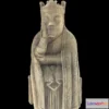 1534236 - PBR Game 3D Models - Lewis Chess Piece Queen Hns 22 3D Max