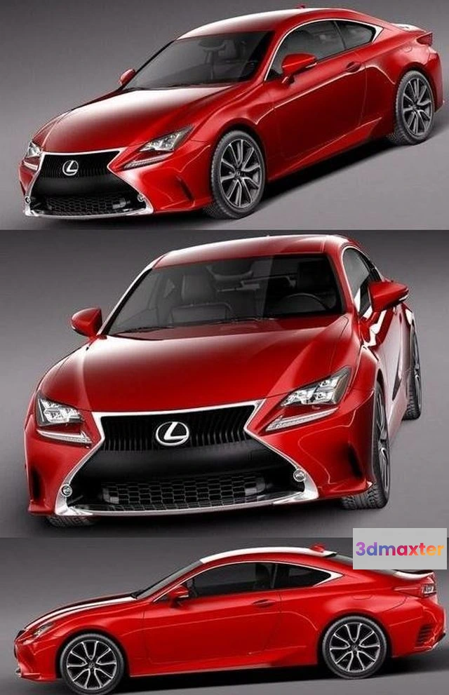 1534246 - PBR Game 3D Models - Lexus RC 350 2015 3D Max