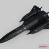 1534306 - PBR Game 3D Models - Lockheed Sr 71 Blackbird 3D Max