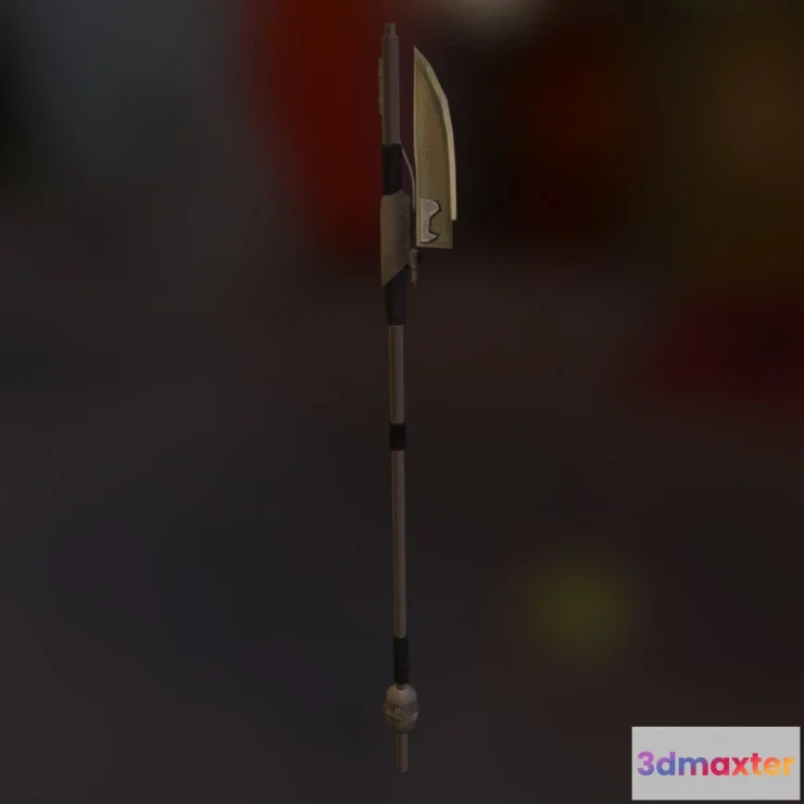 1534316 - PBR Game 3D Models - Longaxe Lowpoly 3D Max