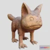 1534322 - PBR Game 3D Models - Loth Cat Carving 3D Max