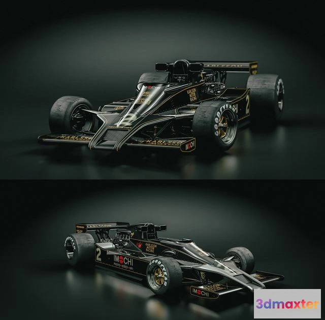 1534340 - PBR Game 3D Models - Lotus 78 Formula 3D Max