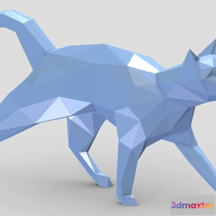 1534364 - PBR Game 3D Models - Low Poly Cat 3D Max