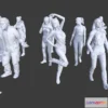 1534386 - PBR Game 3D Models - Low Poly People Collection 5 3D Max