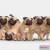 1534396 - PBR Game 3D Models - Low Poly Pug Dog 3D Max