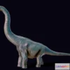 1534398 - PBR Game 3D Models - Low Poly Realistic Dinosaur Brachiosaurus 3D Max