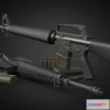 1534464 - PBR Game 3D Models - M16a1 3D Max
