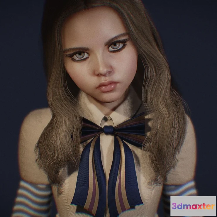 1534484 - PBR Game 3D Models - M3gan V1 3D Max