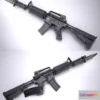 1534488 - PBR Game 3D Models - M4A1 Rifle 3D Max