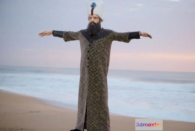 1534498 - PBR Game 3D Models - Magnificent Kanuni Sultan Suleyman 3D Max