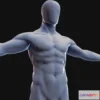 1534516 - PBR Game 3D Models - Male Base Body 3D Max