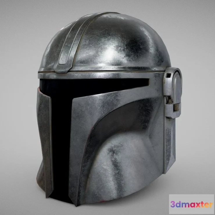 1534556 - PBR Game 3D Models - Mandalorian Helmet 2019 Low Poly 3D Max