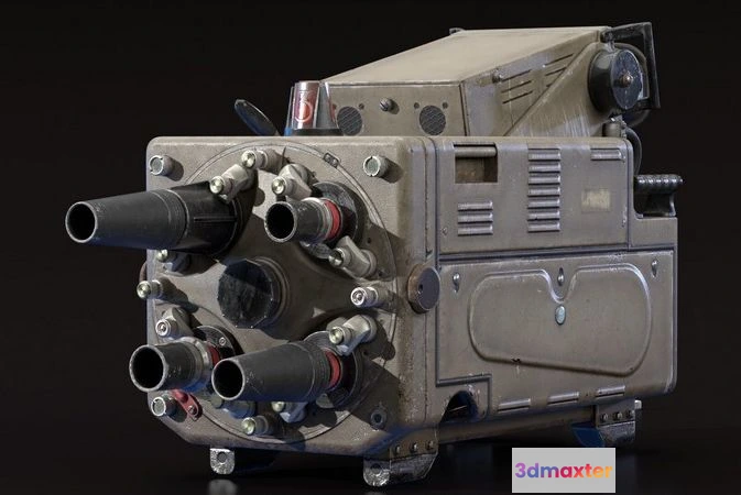 1534568 - PBR Game 3D Models - Marconi Mk III TV Camera 3D Max