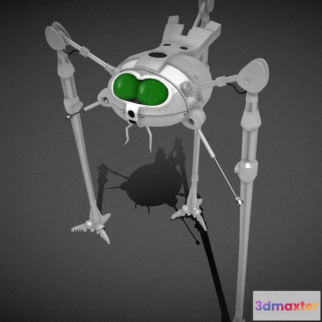 1534588 - PBR Game 3D Models - Martian Fightimg Machine 3D Max