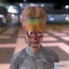 1534592 - PBR Game 3D Models - Martian Leader Mars Attacks 3D Max