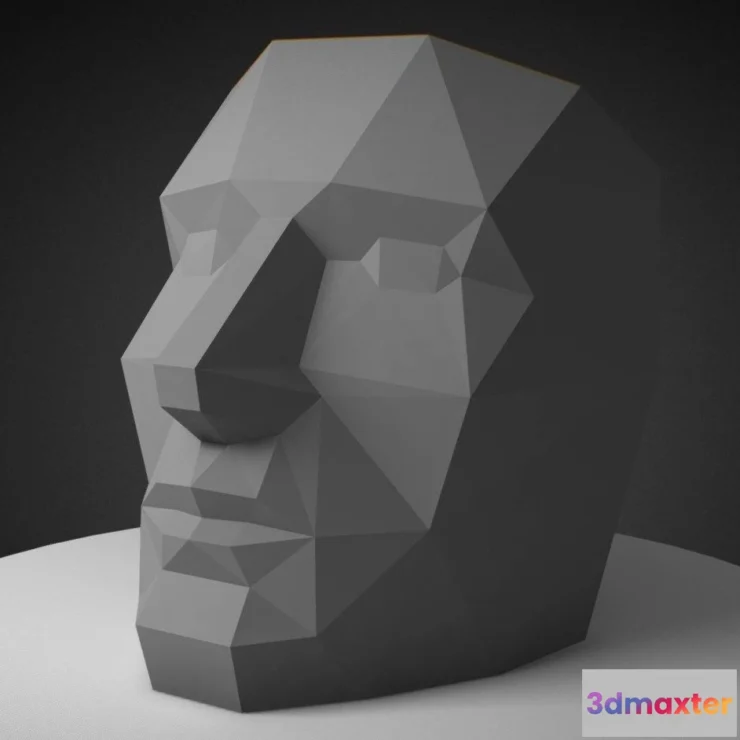 1534610 - PBR Game 3D Models - Mask 3D Papercraft Model 3D Max