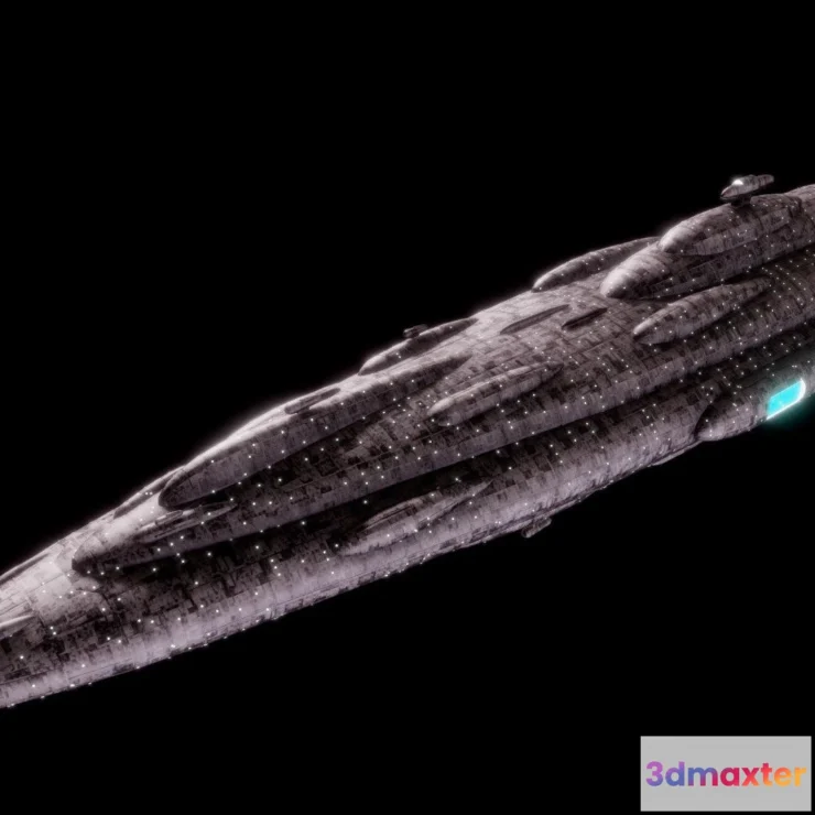 1534636 - PBR Game 3D Models - Mc80 Star Cruiser 3D Max