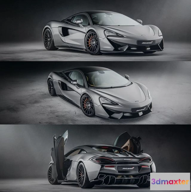 1534644 - PBR Game 3D Models - McLaren 570s 2015 3D Max