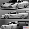 1534646 - PBR Game 3D Models - MCLAREN F1 GTR 3D Max