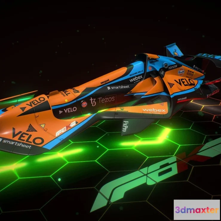 1534650 - PBR Game 3D Models - Mclaren Mcl 210 Formula6k 3D Max