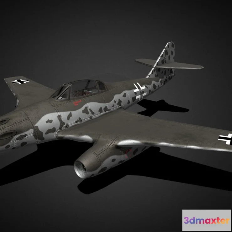 1534658 - PBR Game 3D Models - Me 262 Schwalbe 3D Max