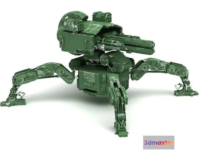 1534662 - PBR Game 3D Models - Mech Spider-Destroyer 3D Max