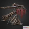 1534686 - PBR Game 3D Models - Medieval Balista 3D Max