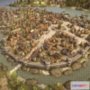 1534694 - PBR Game 3D Models - Medieval City Pack Demo 3D Max