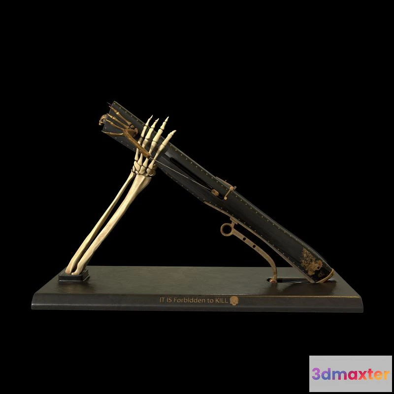 1534698 - PBR Game 3D Models - Medieval crossbow 3D Max