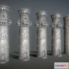 1534704 - PBR Game 3D Models - Medieval Guard Tower 3D Max