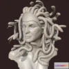 1534728 - PBR Game 3D Models - Medusa Bust 3D Max