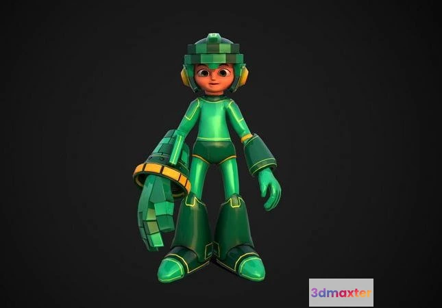 1534748 - PBR Game 3D Models - Mega Man 3D Max