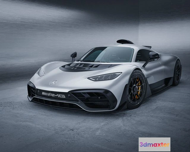 1534760 - PBR Game 3D Models - Mercedes AMG Project ONE 3D Max