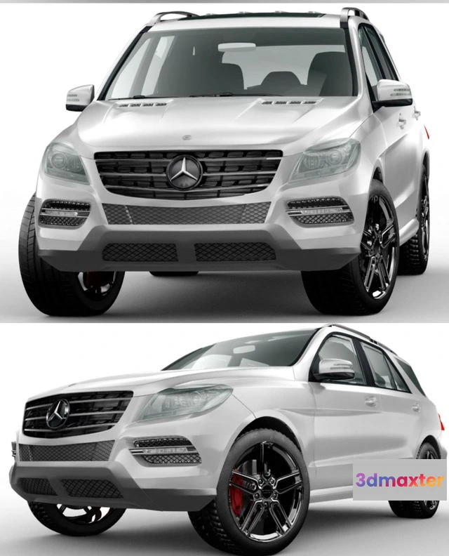 1534786 - PBR Game 3D Models - Mercedes-Benz ML350 AMG Edition 3D Max