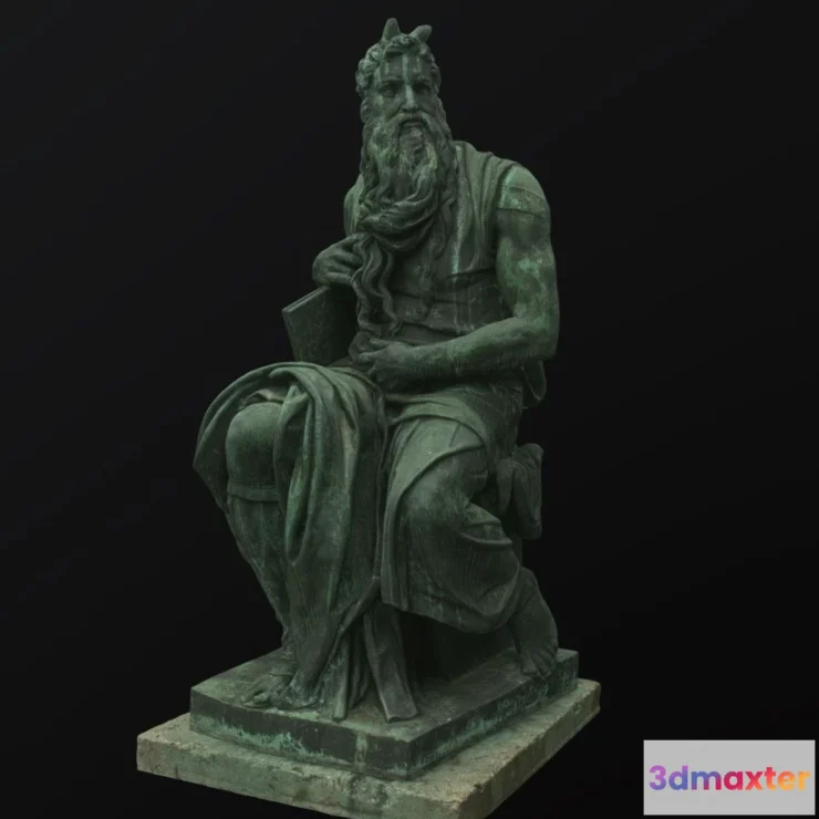 1534830 - PBR Game 3D Models - Michelangelos Moses 3D Max