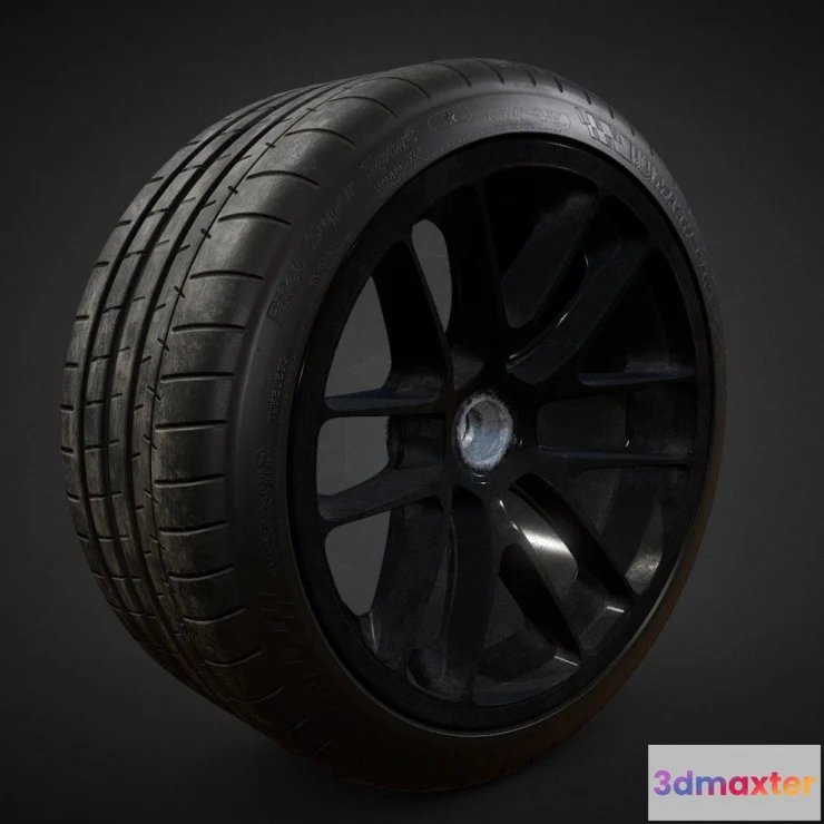 1534832 - PBR Game 3D Models - Michelin Pilot Super Sport 50 Off 3D Max