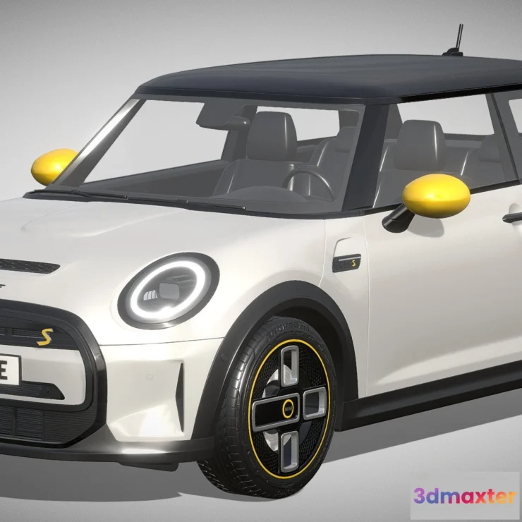 1534860 - PBR Game 3D Models - Mini Cooper Se Electric 2023 3D Max