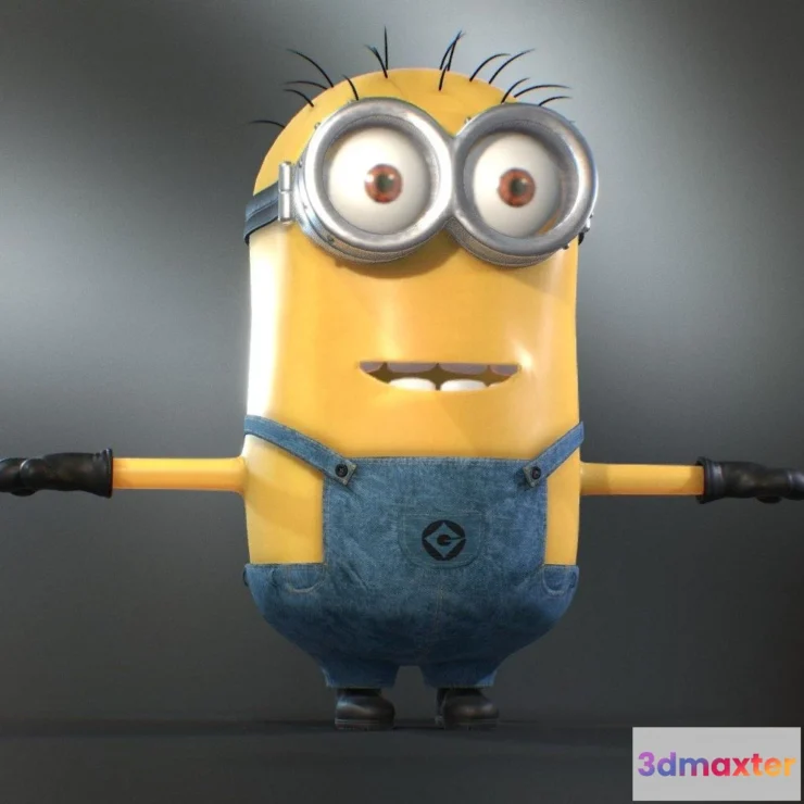 1534868 - PBR Game 3D Models - Minion Tom 3D Max