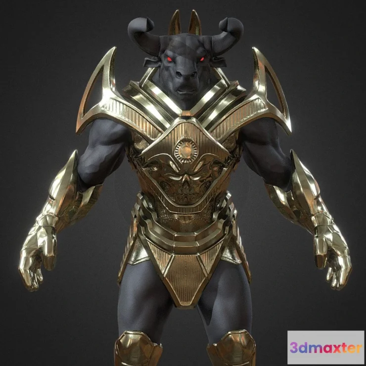 1534870 - PBR Game 3D Models - Minothanos 3D Max