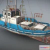1534922 - PBR Game 3D Models - Monterey Clipper Fishing Boat 3D Max