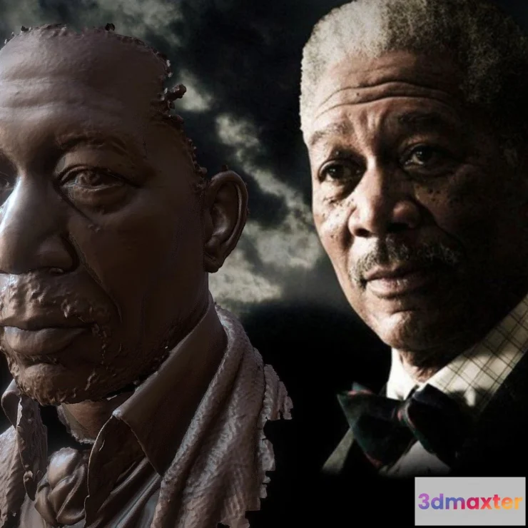 1534932 - PBR Game 3D Models - Morgan Freeman Mole Scanner From 3Dmakerpro 3D Max