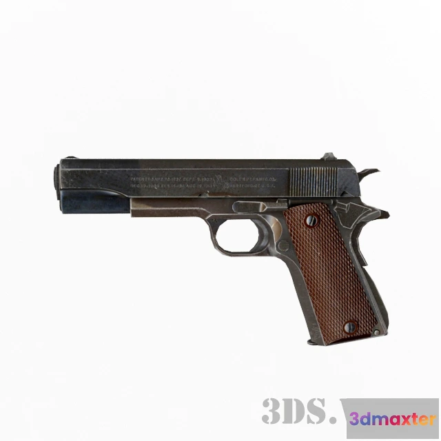 1667168 - other-models - Colt M1911 pistol 3D Max