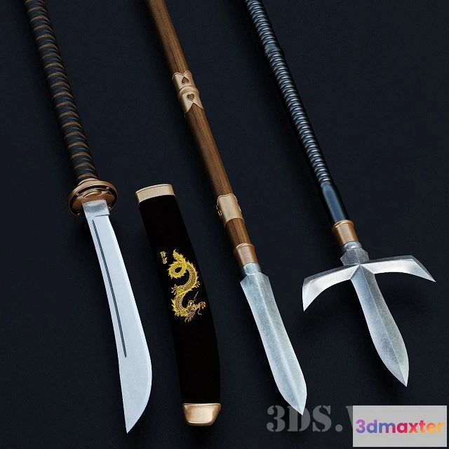 1667176 - other-models - Japanese traditional weapons 3D Max